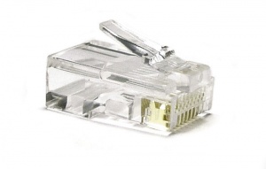  HYPERLINE PLUG-8P8C-U-C6-100  RJ-45(8P8C)   , CAT6 (100 .)