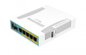 MIKROTIK HEX POE (RB960PGS) - PoE    3G/4G   SFP 