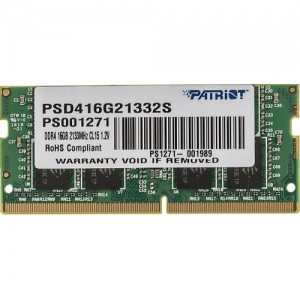 ������ ������ ��� �������� 16GB PC17000 DDR4 SO PSD416G21332S PATRIOT