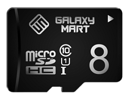   microSDHC Galaxy Mart (GMMSDU1-08G)