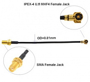   MHF4 IPEX4 IPX4 Female - SMA Female   RG1.13 (SMA F to MHF) 30 