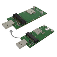 ������� PCI-Express �� USB Vertel VT-USB2-MPCIE � ����� ������ ��� SIM-����� ��� ������ 4G/LTE 3G