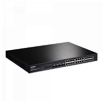 EDIMAX ES-5824PG - ���������� 24 �������� PoE+ Web Smart ���������� � 4 SFP �������