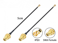 ������ ������� IPEX U.fl Female - SMA Female �������������� ������ RG1.13 (SMA F to IPEX-1) 5 ��