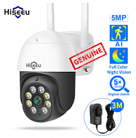 ������� PTZ IP-������ Hiseeu Outdoor PTZ (3.6 mm) - WiFi 5MPx ���� �������� � ������������� �����NEW