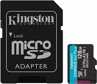 ����� ������ microSDHC UHS-I U3 Kingston Canvas Go! Plus �� 128 �� � ������������ SD