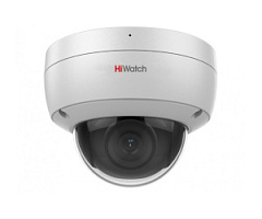 Уличная купольная IP-камера HiWatch IPC-D020(C) (2.8мм) POE 2MP с подсветкой до 30м и микрофоном