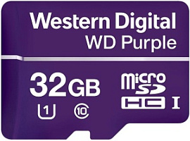 ����� ������ microSDHC UHS-I U1 WD Purple �� 32 ��