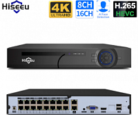 Hiseeu NVR4K-P-16 4K IP-����������� 16-� ��������� c POE (NVR4K-P-8)