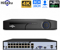 Hiseeu NVR4K-P-16 4K IP- 16-  c POE (NVR4K-P-8)