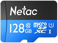 ����� ������ microSDXC UHS-I U1 NETAC P500 128 ��, 80 ��/�, Class 10, NT02P500STN-128G-R
