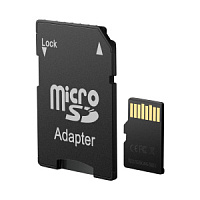 Карта памяти microSDXC UHS-I U1 Hikvision 128 ГБ, 92 МБ/с, Class 10, HS-TF-C1(STD)/128G/Adapter *