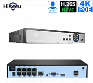 Hiseeu NVR4K-P-8 4K IP- 16-  c 8 POE (NVR4K-P-8)