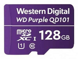 ����� ������ microSDHC UHS-I U1 WD Purple �� 128 ��