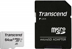 ����� ������ microSDHC UHS-I U1 TRANSCEND �� 64 �� � ������������ SD